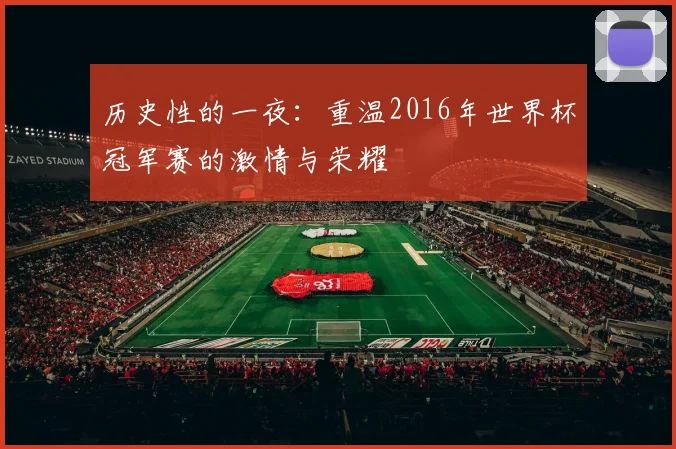 历史性的一夜：重温2016年世界杯冠军赛的激情与荣耀